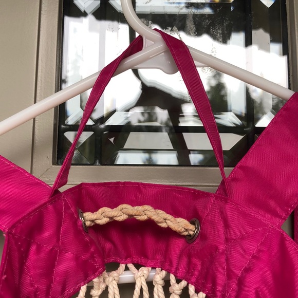 💕Woven Backpack - Picture 4 of 8